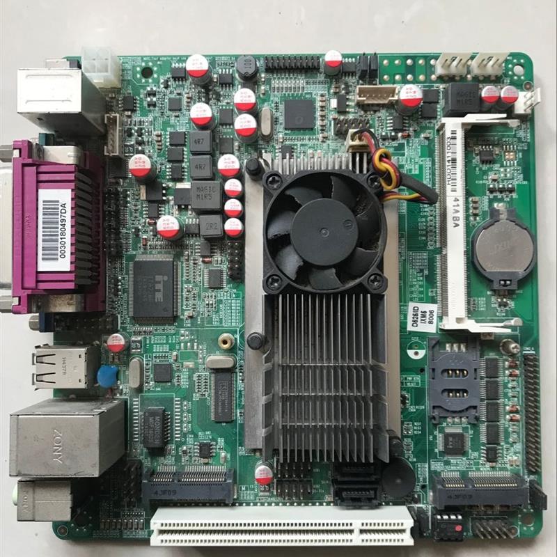 原装拆机 ITX-M58-D56L ver:1.6A 研域工控 D525 DDR3 17*17主板