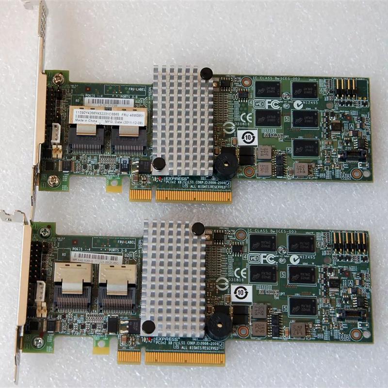 原装 LSI M5015 6GB 服务器 SAS阵列卡  46M0851 46C8927 RAID