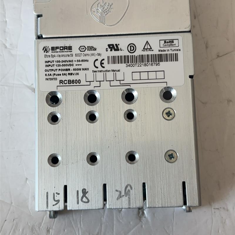 安伏 EFORE RCB600 12V 24V 48V输出模块化医疗电源 工业设备电源