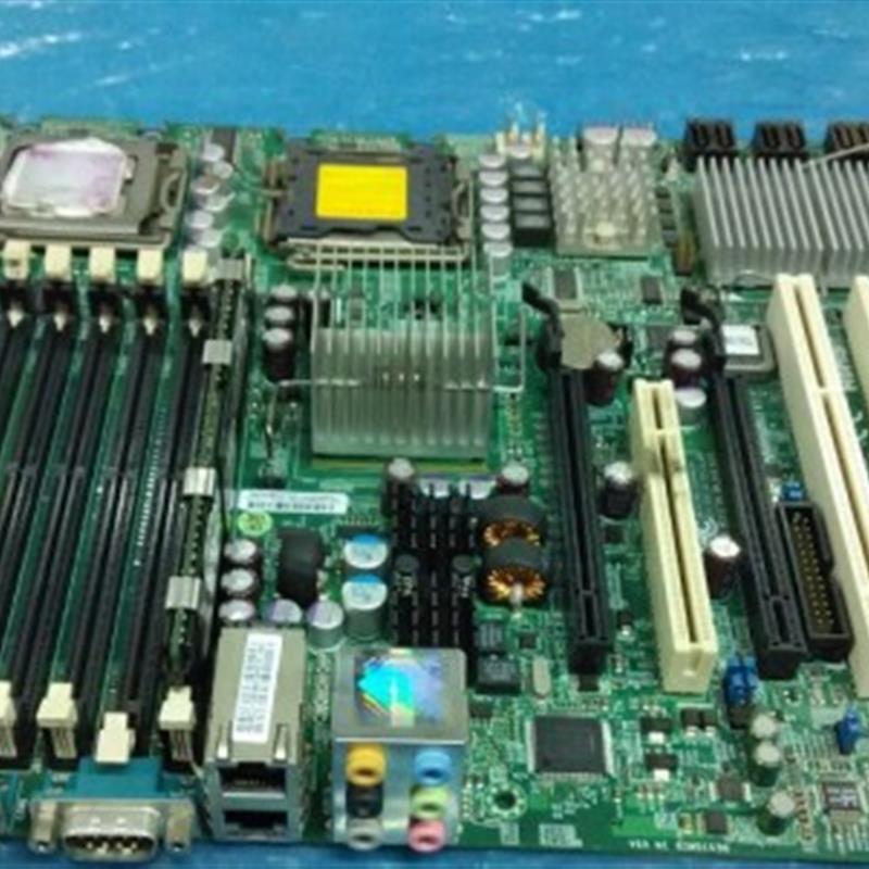 原装超微X7DAL-E X7DAL-E+双路至强771工作站非编主板支持54CPU