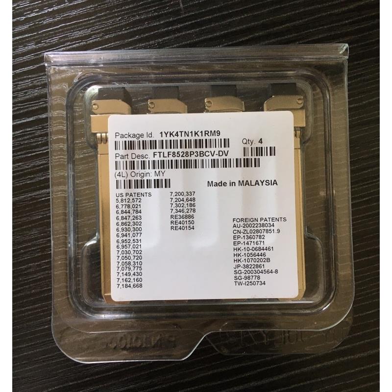 联想SAS112存储 FTLF8528P3BCV-DV 2/4/ 8G-FC-SR  FRU: 00WC092