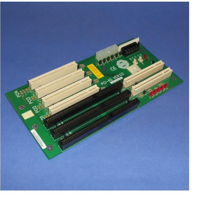 全新设备拆机 凌华工控底板 PCI-6S VER:G2 支持AT/ATX电源
