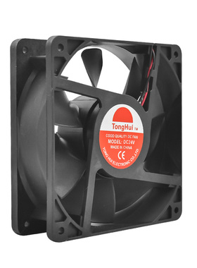 铜线轴承散热风扇CR12038HBL含油风机12X12 DC24V 12V SF8025AT