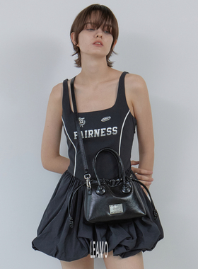 LE AMO｜原创'STRING TOAST'油蜡头层牛皮精致小巧抽绳云朵包_2色