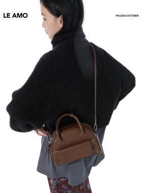 LE AMO｜原创'Begin'2024秋迷你斜挎单肩手提小美拉德风保龄球包