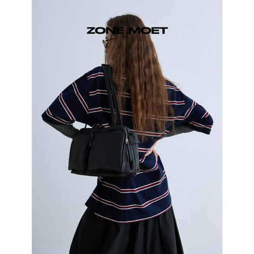 LEAMO擦色做旧风托特包