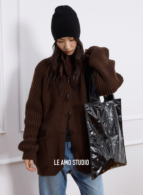 LE AMO｜原创 '银河' 变色特材四合扣装饰计宽肩带托特包