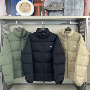 NEW BALANCE/NB 2023 季男女短款立领保暖时尚羽绒服外套AMJ34324