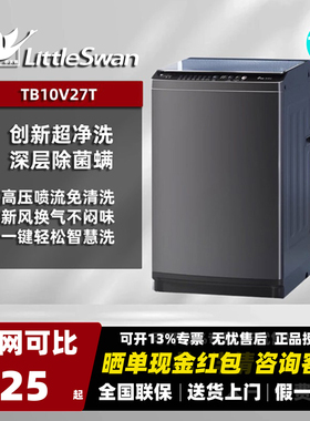 Littleswan/小天鹅 TB10V27T10KG洗衣机全自动家用波轮洗脱大容量