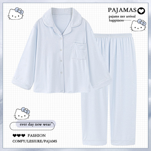 2025新款卡通德绒睡衣女秋冬季长袖薄绒保暖学生可爱家居服套装冬