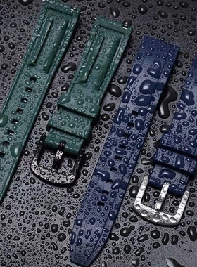 适用Garmin佳明255/265/245/165m/570/965/970氟橡胶防汗手表带