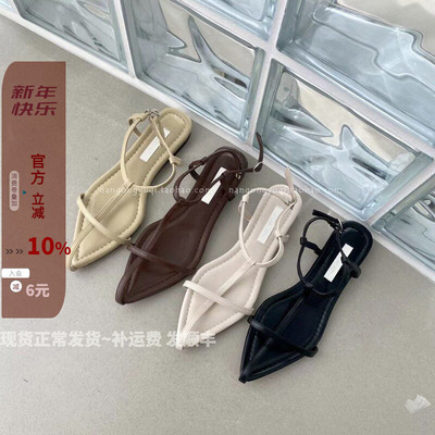 极简细带时装凉鞋设计感