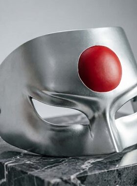 抖音网红古风半脸武士面具