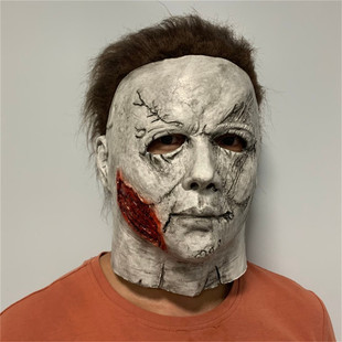 新万圣节月光光心慌慌面具麦尔斯面罩装扮伤疤脸梅杰脸谱麦克梅尔