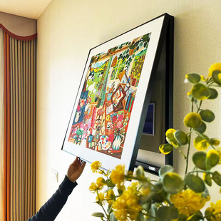 ins风电表箱装饰画英国维多利亚 波尔风景方版免打孔遮挡电盒