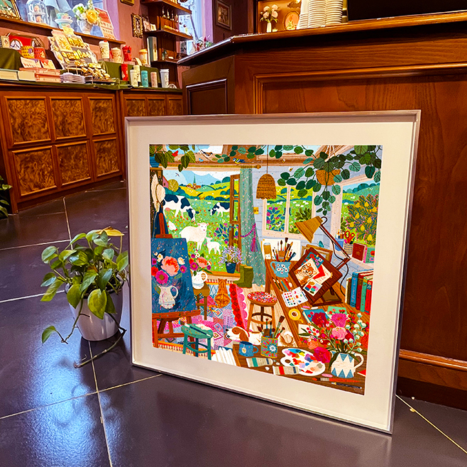 英国维多利亚插画客厅装饰画