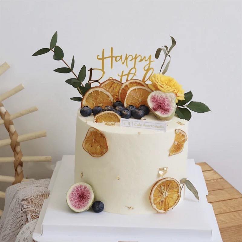 烘培可食用摆件生日蛋糕