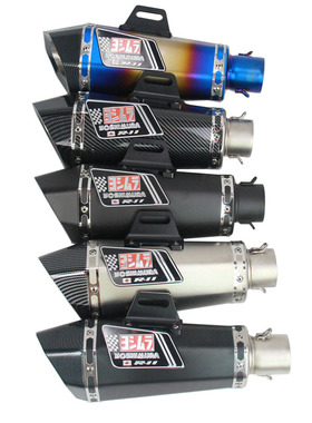 摩托跑车适用于川崎ZX6R10RZ900Z800雅马哈R3R25R6改装天蝎排气管