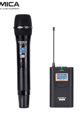 comica/科唛 CVM-WM100H手持单反手机电脑通用UHF48频段无线麦克