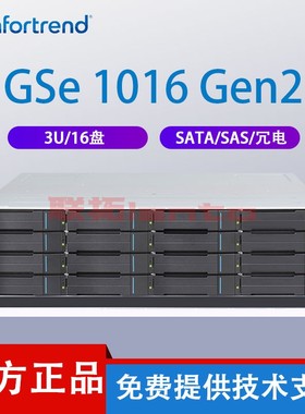 infortrend 普安 GSe 1016 Gen2存储网络存储文件服务器入门级存储