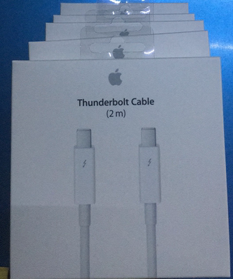 雷电2数据线   雷电线 Thunderbolt2  原封盒装 正品行货 （2米）