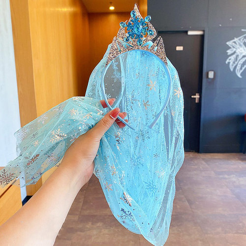 儿童头纱公主冰雪奇缘