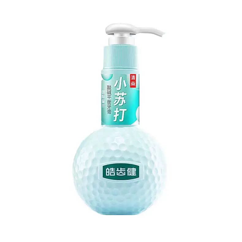 皓齿健按压式小苏打牙膏成人含氟口腔护理套装/礼盒