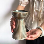 简约小号陶瓷创意摆件时尚 饰品花插 迷你小花瓶花器水培田园家居装