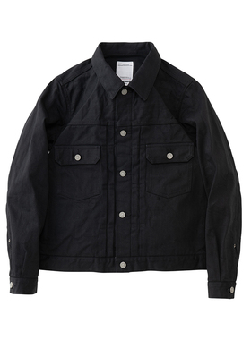 NIOTU BRAND 101 黑色男士短款工装牛仔夹克 外套 21AW 非 visvim