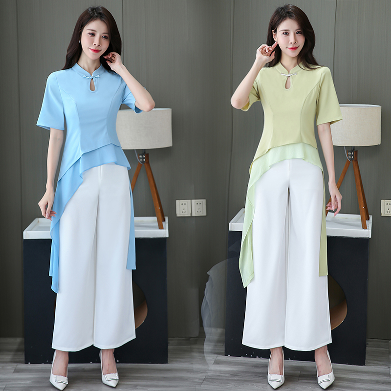 美容院工作服套装女高端图片