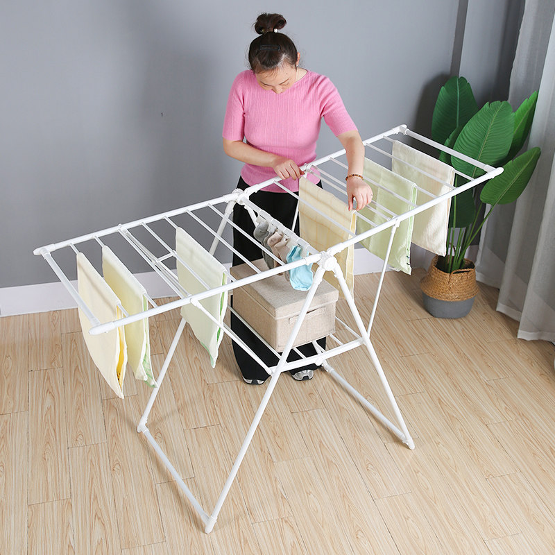 友阳翼型折叠免安装晾衣架