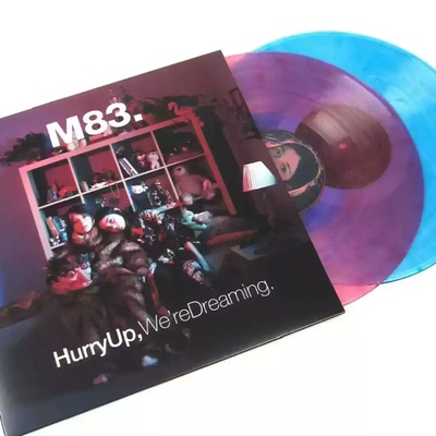 现货正版M83专辑Hurry Up We're Dreaming 2LP蓝粉胶彩胶黑胶唱片