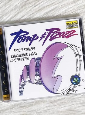 正版 孔泽尔/华丽威猛的进行曲 Pomp&Pizazz CD 爵士鼓 大鼓小鼓