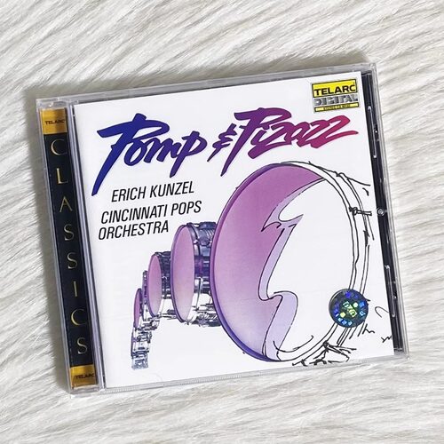 正版 孔泽尔/华丽威猛的进行曲 Pomp&Pizazz CD 爵士鼓 大鼓小鼓