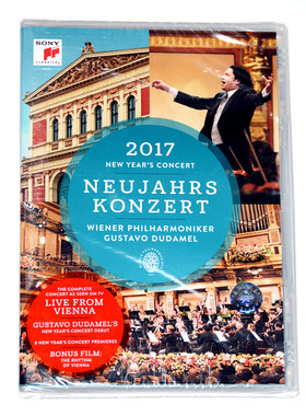 正版 2017年维也纳新年音乐会1DVD 古典音乐 进口光盘