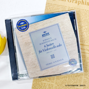 Bach 进口CD 巴赫 原版 富尼埃4497112 六首无伴奏大提琴组曲 现货