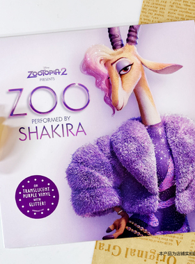 官方正版 Disney/Shakira专辑疯狂动物城二ZOO七寸紫胶LP黑胶唱片