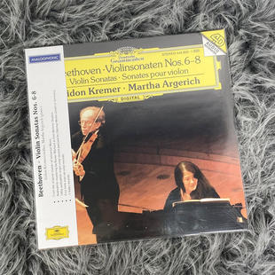 现货正版 贝多芬 小提琴奏鸣曲6-8号 克雷默 阿格里奇2LP黑胶唱片