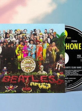 The Beatles披头士乐队专辑 佩珀军士的孤独之心俱乐部乐队CD唱片