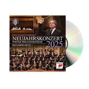 Concert 现货正版 Years New CD唱片穆蒂 2025年维也纳新年音乐会