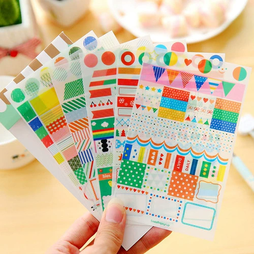 Детская мультяшная наклейка, наклейки, книга роста, фотоальбом, планировщик, DIY