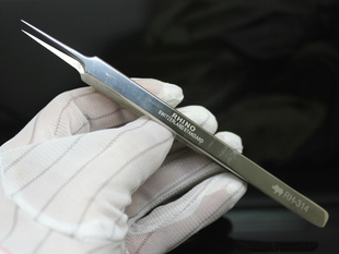 防磁防酸 镜面抛光 高端精密加长镊子尖头直头 日本进口RHINO犀牛