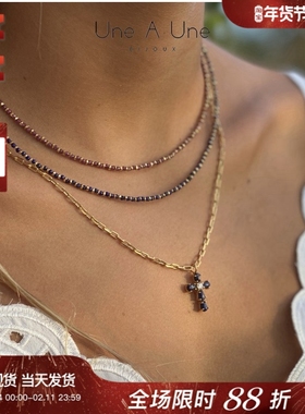 法国设计师une a une正品代购jaipur多色天然石项链手链两用