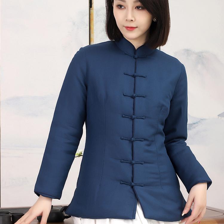 唐装加厚棉服上衣棉袄龙妙改良