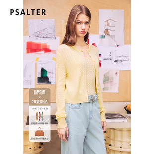 吊带针织两件套2026夏季 PSALTER诗篇圆领开衫 两件 新款 真