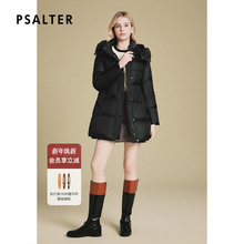 诗篇专选大绒朵白鸭绒填充收腰防泼水面包轻柔羽绒服冬款