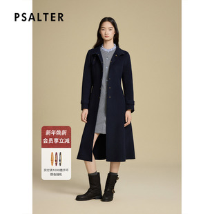 新款 诗篇专选双面大衣女长款 赫本风羊毛呢子外套2025冬季