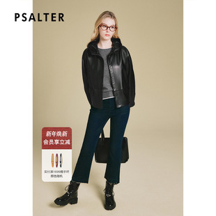 新款 诗篇专选连帽休闲舒适百搭绵羊皮外套皮衣2025春季 绵羊皮