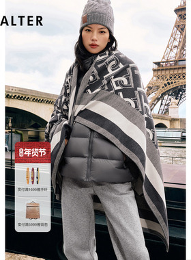 PSALTER诗篇短款连帽羽绒服百搭显瘦修身羽绒服2025冬季新款