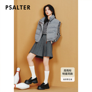 冬款 周雨彤同款 PSALTER诗篇100%羊毛条纹针织衫